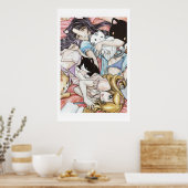 Ninji & Momo Poster (Keuken)