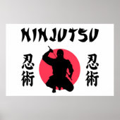 Ninjutsu Rijzende Zon Poster (Voorkant)