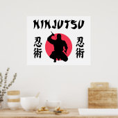 Ninjutsu Rising Sun Poster (Keuken)