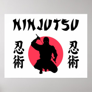 Ninjutsu Rising Sun Poster