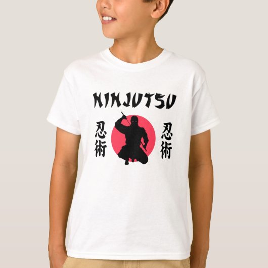 Ninjutsu Rising Sun T-shirt (Voorkant)