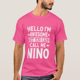 Nino Achternaam Nino Familie Team Achternaam Ni T-shirt