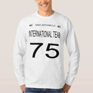 Nino Antonello Euro International Team 75 Zwart T-shirt