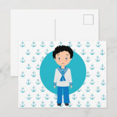 Niño Marinero Primera Comunión Briefkaart (Voorkant / Achterkant)