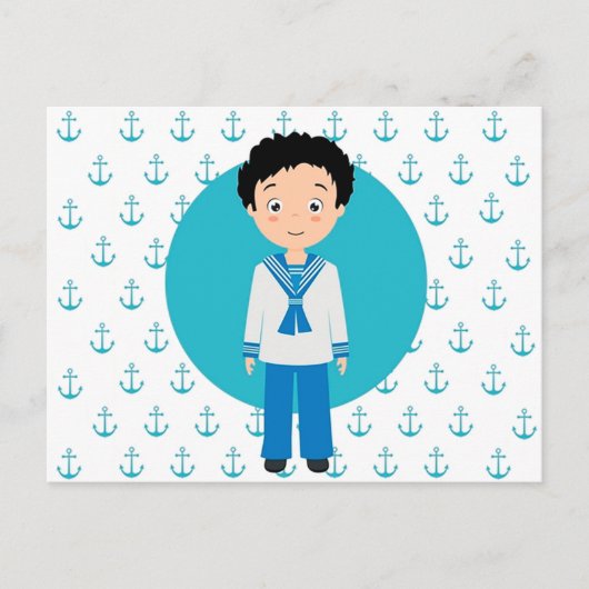 Niño Marinero Primera Comunión Briefkaart (Voorkant)