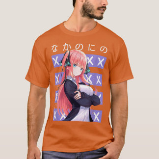 Nino Nakano Waifu Girl Japans esthetisch Kawaii O T-shirt