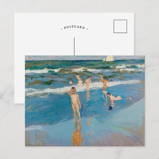 Niños en el Mar | Joaquín Sorolla Briefkaart (Voorkant / Achterkant)