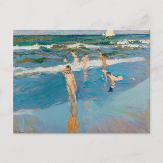 Niños en el Mar | Joaquín Sorolla Briefkaart (Voorkant)