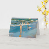 Niños en el Mar | Joaquín Sorolla Kaart (Gele Bloem)