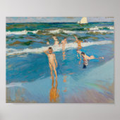 Niños en el Mar | Joaquín Sorolla Poster (Voorkant)