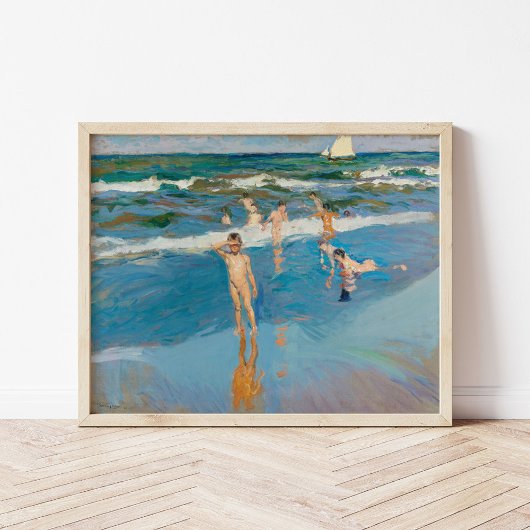 Niños en el Mar | Joaquín Sorolla Poster
