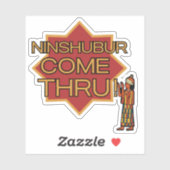Ninshubur komt door sticker (Vel)