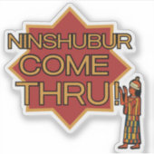 Ninshubur komt door sticker (Voorkant)