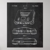 Nintendo 64 Patent Poster (Voorkant)