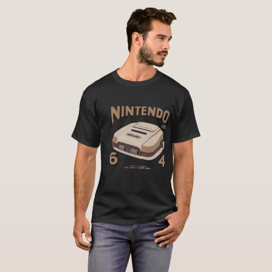 Nintendo 64: Retro N64 Vibes T-shirt (Voorkant volledig)