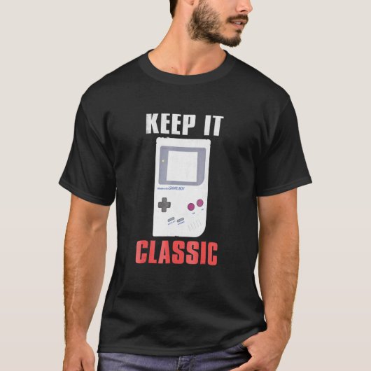 Nintendo Game Boy Keep It Classic Gamer Graphic T-shirt (Voorkant)