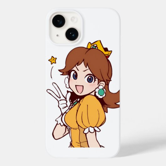 Nintendo Princess iPhone Case – Stijlvol en besche (Achterkant)