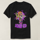 Nintendo Splatoon Squid Kid Pink Splat Graphic T S T-shirt (Design voorkant)