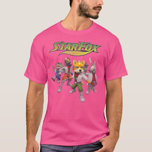Nintendo Star Fox Group Shot T-shirt (Voorkant)