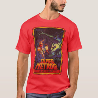Nintendo Super Metroid Kanji Poster Style Graphic7 T-shirt