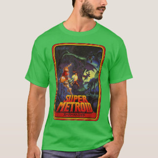 Nintendo Super Metroid Kanji Poster Style Graphic T-shirt