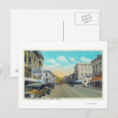 Ninth Street Uitzicht van Willamette Street Briefkaart (Voorkant / Achterkant)