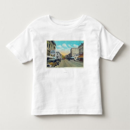 Ninth Street Uitzicht van Willamette Street Kinder Shirts (Voorkant)