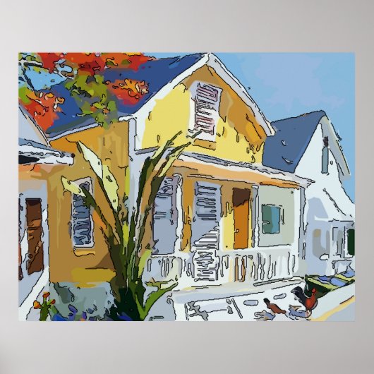 Ninth Ward Rooster Poster (Voorkant)