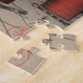 Nio Gate bij Asakusa Temple bij Tsuchiya Koitsu Legpuzzel (Zijkant)