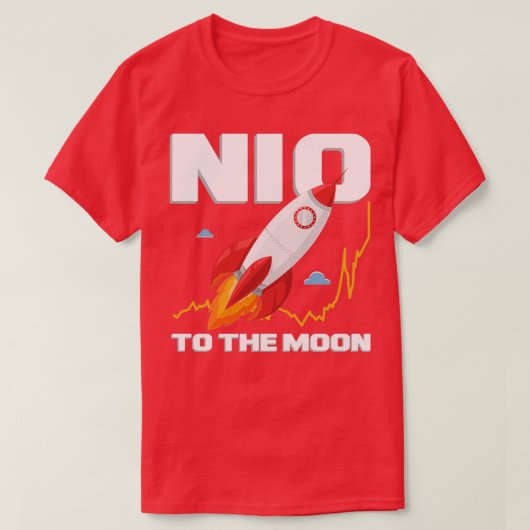 Nio op de maan 1 t-shirt (Design voorkant)