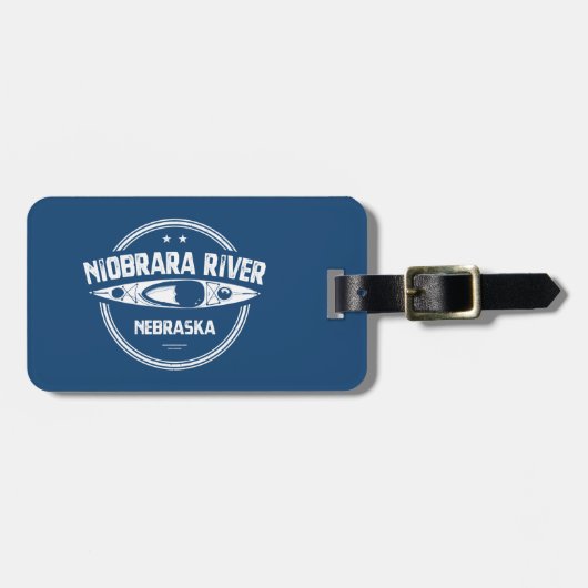 Niobrara De Nebraska Kayaking Bagagelabel (Voorkant horizontaal)