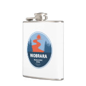 Niobrara Wild en Schilderachtig rivier de Nebraska Heupfles (Links)