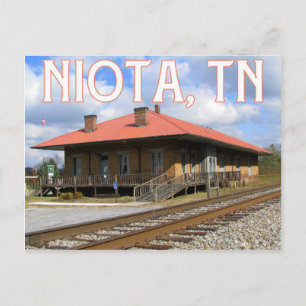 Niota, TN Historic 1854 Train Station Briefkaart