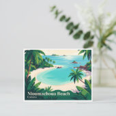 Nioumachoua Strand Comoren Briefkaart (Staand voorkant)