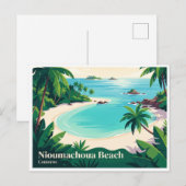 Nioumachoua Strand Comoren Briefkaart (Voorkant / Achterkant)