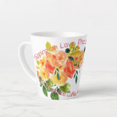 "Nippen aan liefde: de favoriete Mok van mama!" (Linkerhoek)