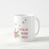 Nippen op vakantie Mok – Gezellige Kerst Koffie Mo (Voorkant rechts)