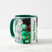 Nipper, de RCA Dog Christmas-Mok Mok (Voorkant links)