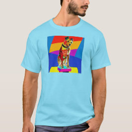 Nipper, de RCA Dog Pop Art T-shirt