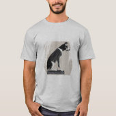 Nipper, de RCA Dog Sketch Art T-shirt (Voorkant)