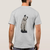 Nipper, de RCA Dog Sketch Art T-shirt (Achterkant)