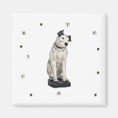 Nipper, de RCA Dog Starry Magneet (Voorkant)