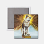 Nipper, de RCA Hond Gouden Jongen Magneet (Voorkant / Achterkant)