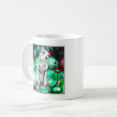 Nipper, de RCA Hond Kerstmis Koffiemok (Voorkant links)