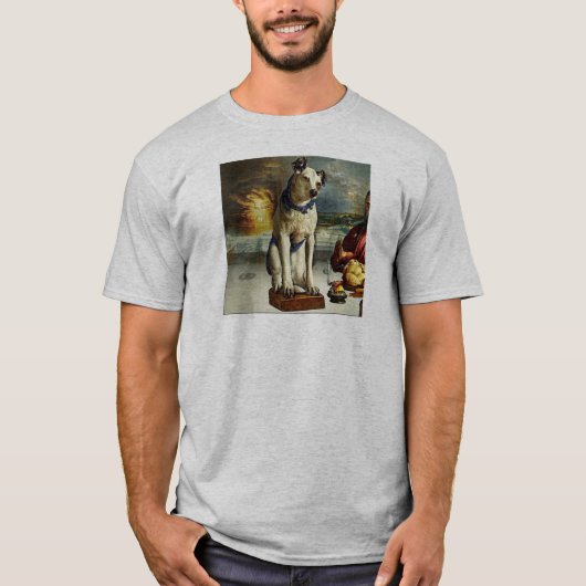 Nipper, de RCA Hond Laatste Avondmaal T-shirt (Voorkant)
