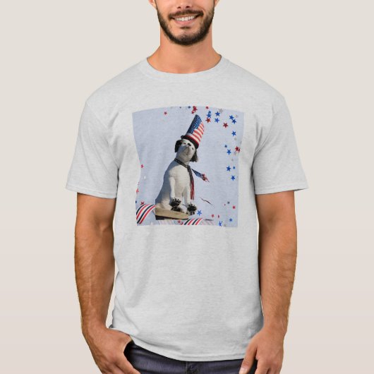 Nipper, de RCa Onafhankelijkheidsdag van de Hond T-shirt (Voorkant)