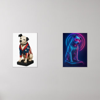 Nipper RCA Victor Dog Art beroemd gemaakt door Ame Muurkunst Sets