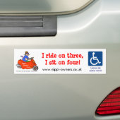 Nippi Oseigenaarsclub Trike Sticker (Op auto)