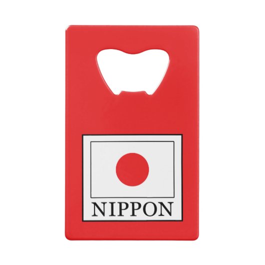 Nippon Creditkaart Flessenopener (Voorkant)