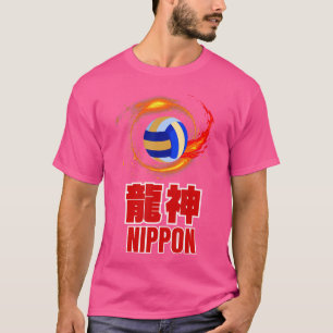 Nippon Japan Mannen Volleybal T-shirt